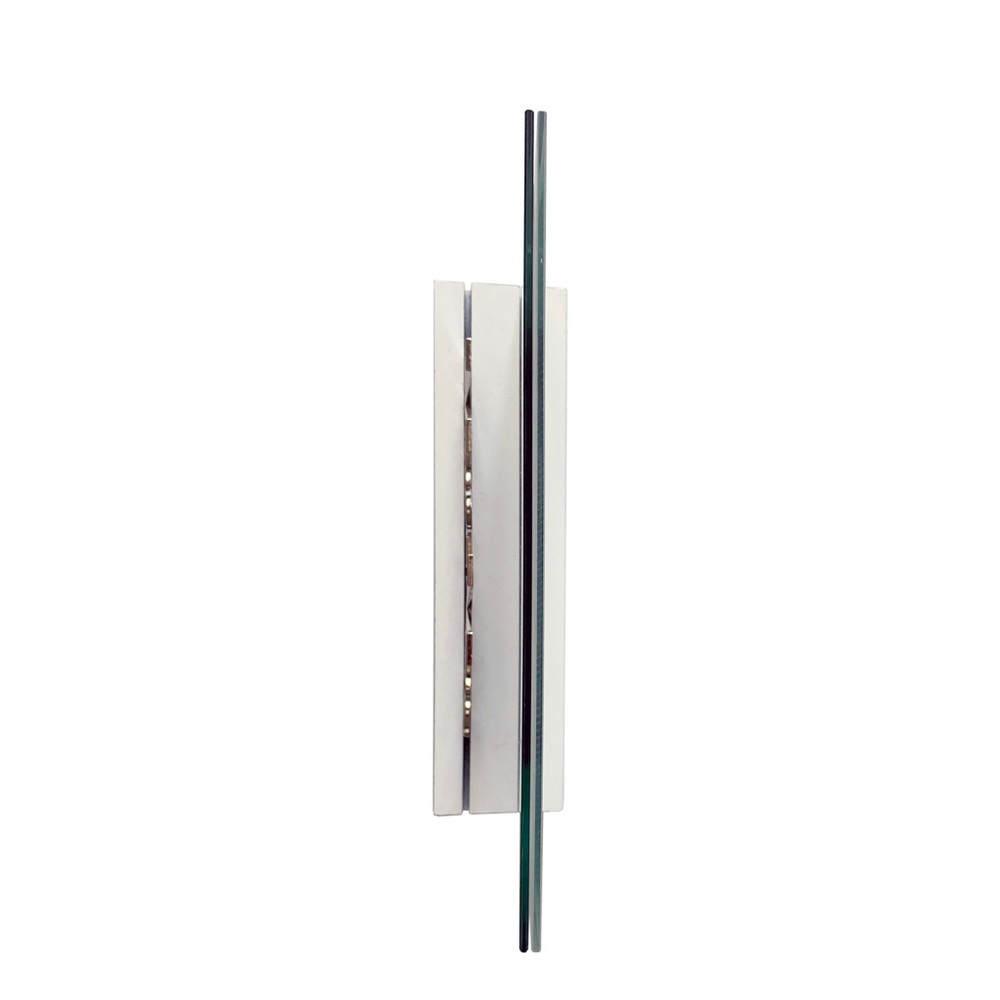 NWT 3-Dimensional Glass Wedding / Anniversary 5"x7" Picture Photo Frame … - Picture 2 of 3